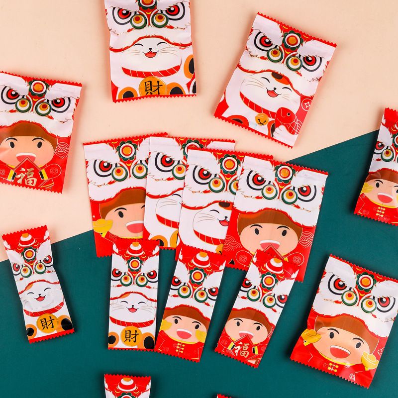 PLASTIK SEALER PERMEN COOKIES NASTAR IMLEK LION KIDS 7x10, 4x9.5cm