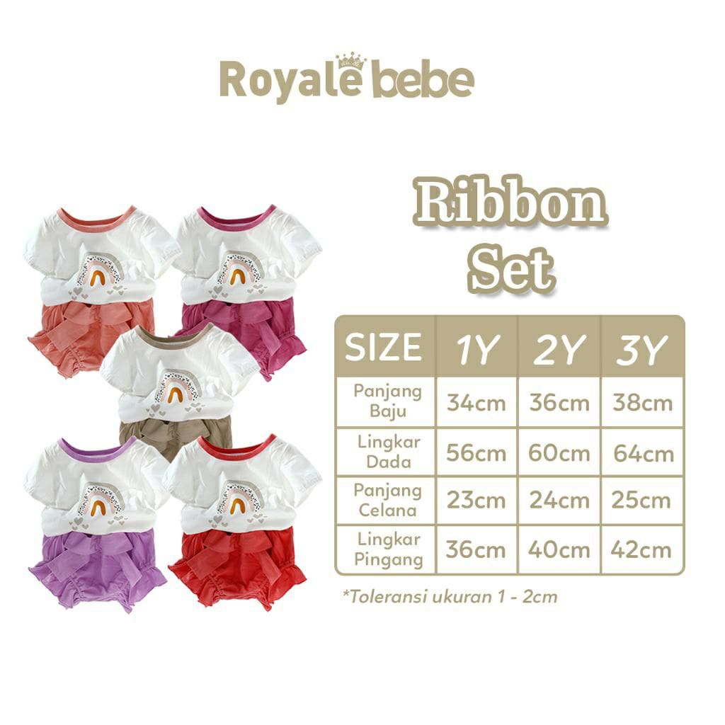 Royale Bebe Ribbon Set RB-RBS1-3Y - Setelan Anak