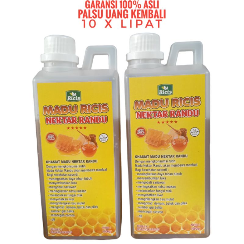 [[ASLI 100%]] MADU RANDU ASLI MADU ASLI MURNI ALAMI MADU NEKTAR RANDU madu ricis