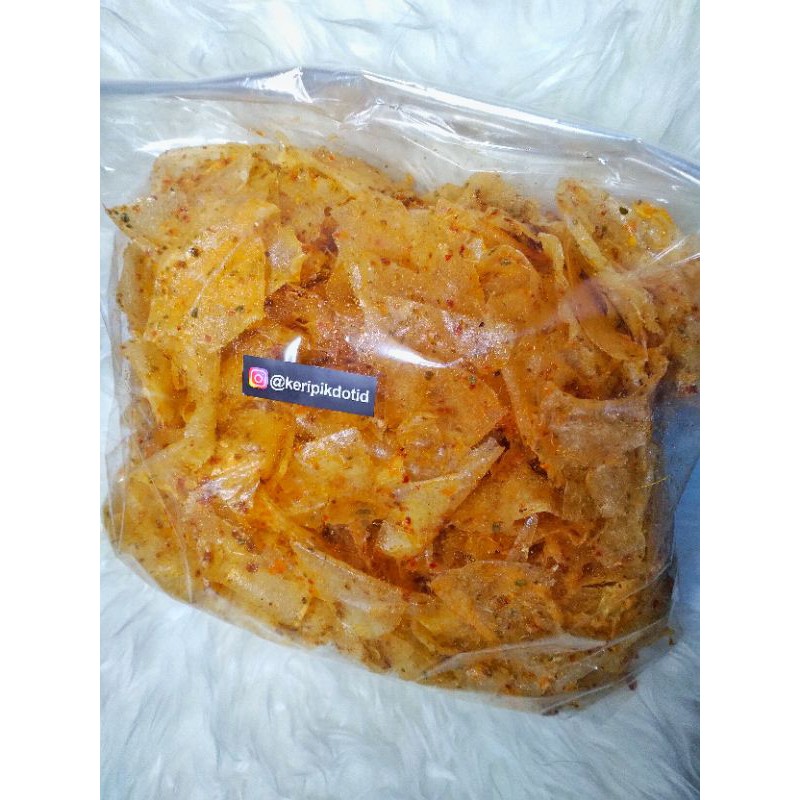 

Keripik Kaca pedas daun jeruk 200 gram murah