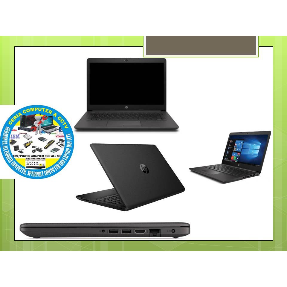 HP RYZEN 3 RAM 4GB HDD 1 TB LAPTOP HP RYZEN 3 3300U HP 245 G7  VEGA 6 14 IN BAGUS MURAH PROMO