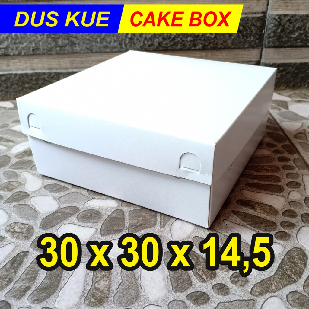 

Box 30x30x14,5 / 30x30 / dus kue bolu ulang tahun / kotak Roti / Cake Box