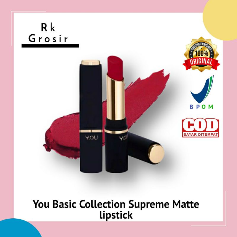 You Basic Collection Supreme Matte lipstick 3.2g / lipstik you