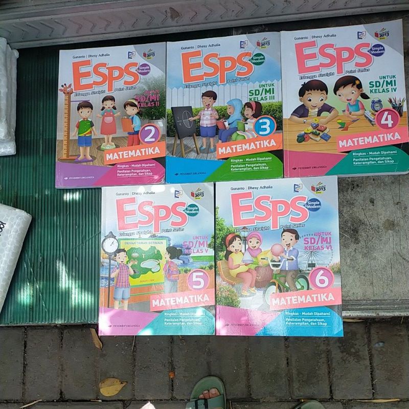 ESPS Matematika Untuk Kelas 2,3,4,5,6 SD / MI / Bekas / Original