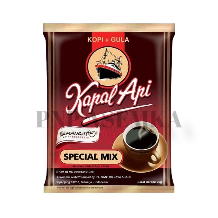 

PNPASEMKA11 - KOPI KAPAL API/ABC SUSU/NEO COFFE/TOP GULA AREN & BARISTA 1 PCS