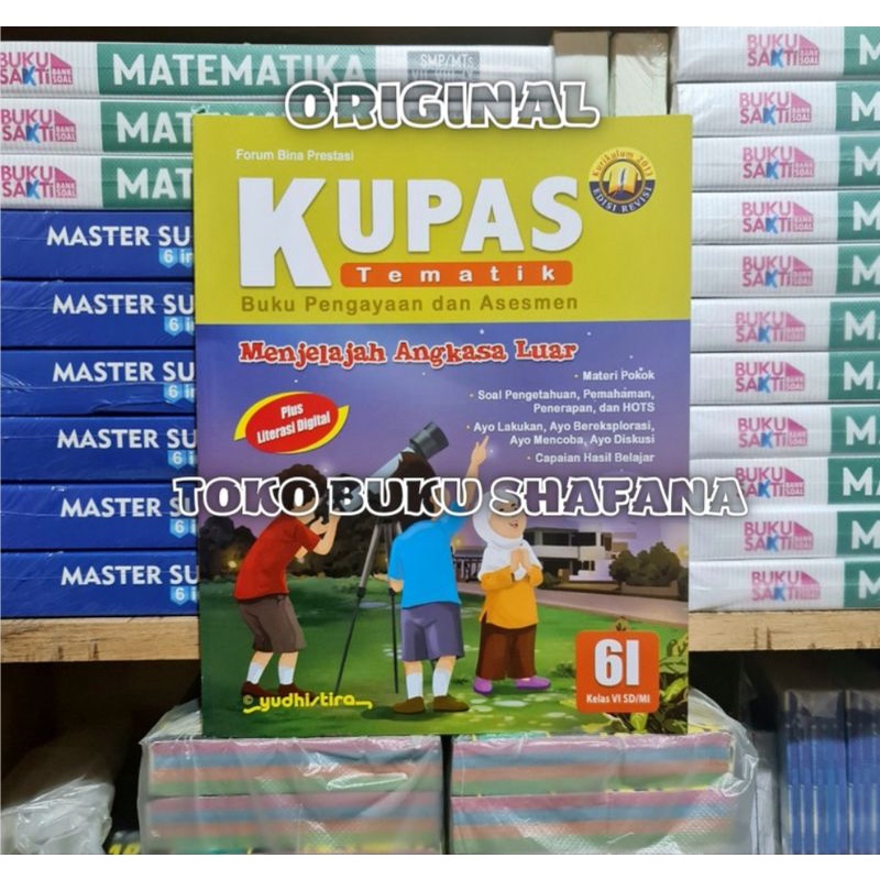 Paket Buku Kupas Tematik 6F 6G 6H 6I Kelas 6 SD Yudhistira K13 Edisi Revisi ( Harga 4 Buku )