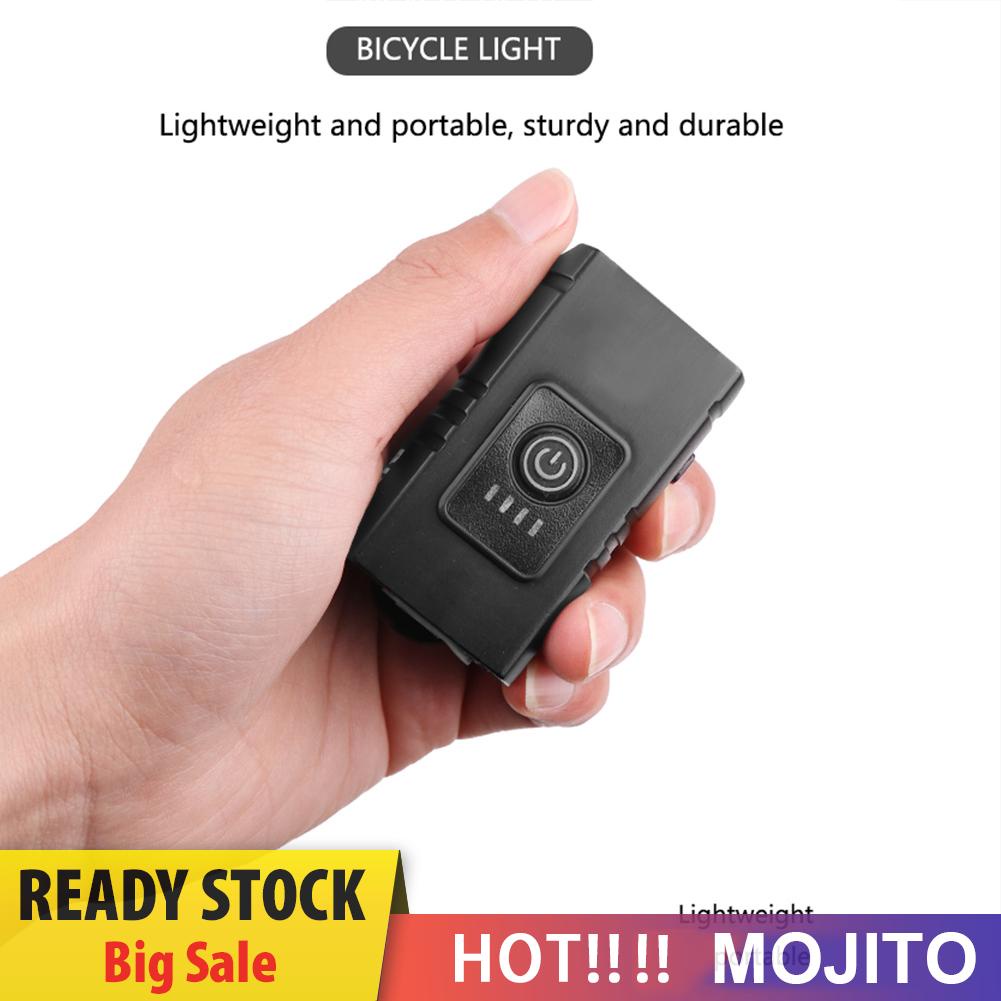 2pcs Lampu Depan Sepeda Gunung 2 Led T6 Mini Portable Usb Rechargeable