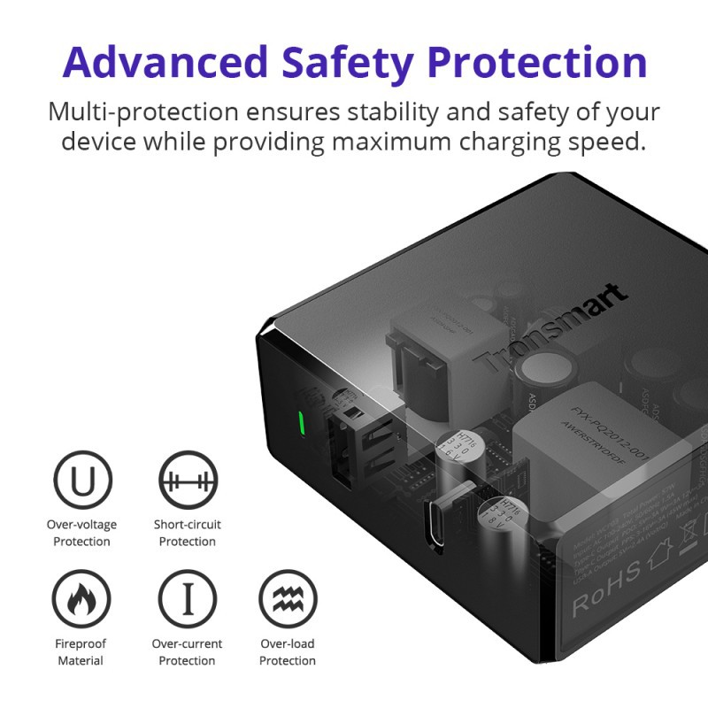 Tronsmart Wall Charger PD 3.0 57W WCP03