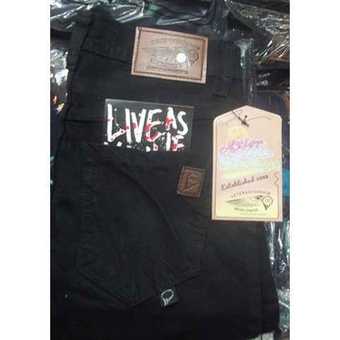 NEW Celana Jeans PSD Black Peter Says Denim Black PSD Hitam EXLUSIVE