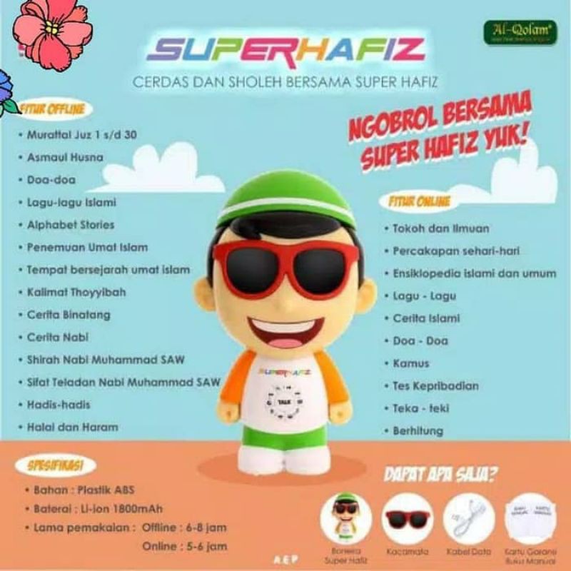 Super Hafiz dan Hafiz Junior new [Bisa Gojek/Free Ongkir] Boneka Ngaji Hafiz Hafizah Junior dokter