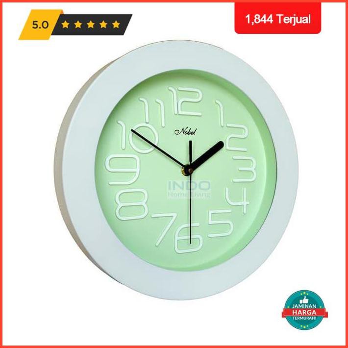 Dekorasi Rumah Jam Dinding Nobel 566 Diameter 31Cm Premium