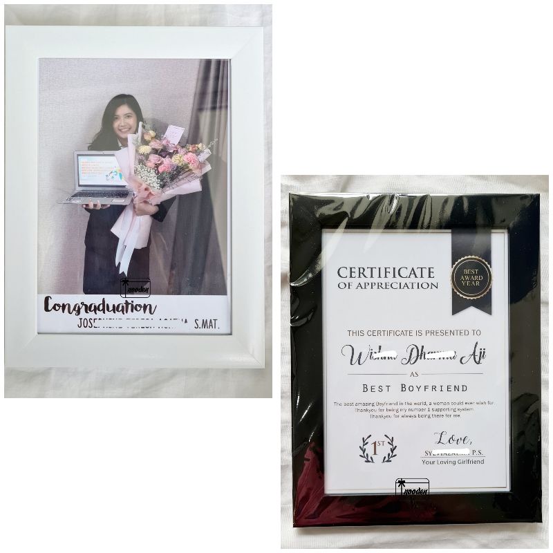 [SEHARI JADI] FRAME CERTIFICATE SERTIFIKAT BEST BOYFRIEND WISUDA KAYU FOTO 5R CUSTOM GIRLFRIEND MENTOR MOM DAD | Kayu Bingkai Unik | Hadiah Graduation Sidang Lulus Sekolah Perpisahan | Kado Pacar Wisuda Ultah Anniversary-5