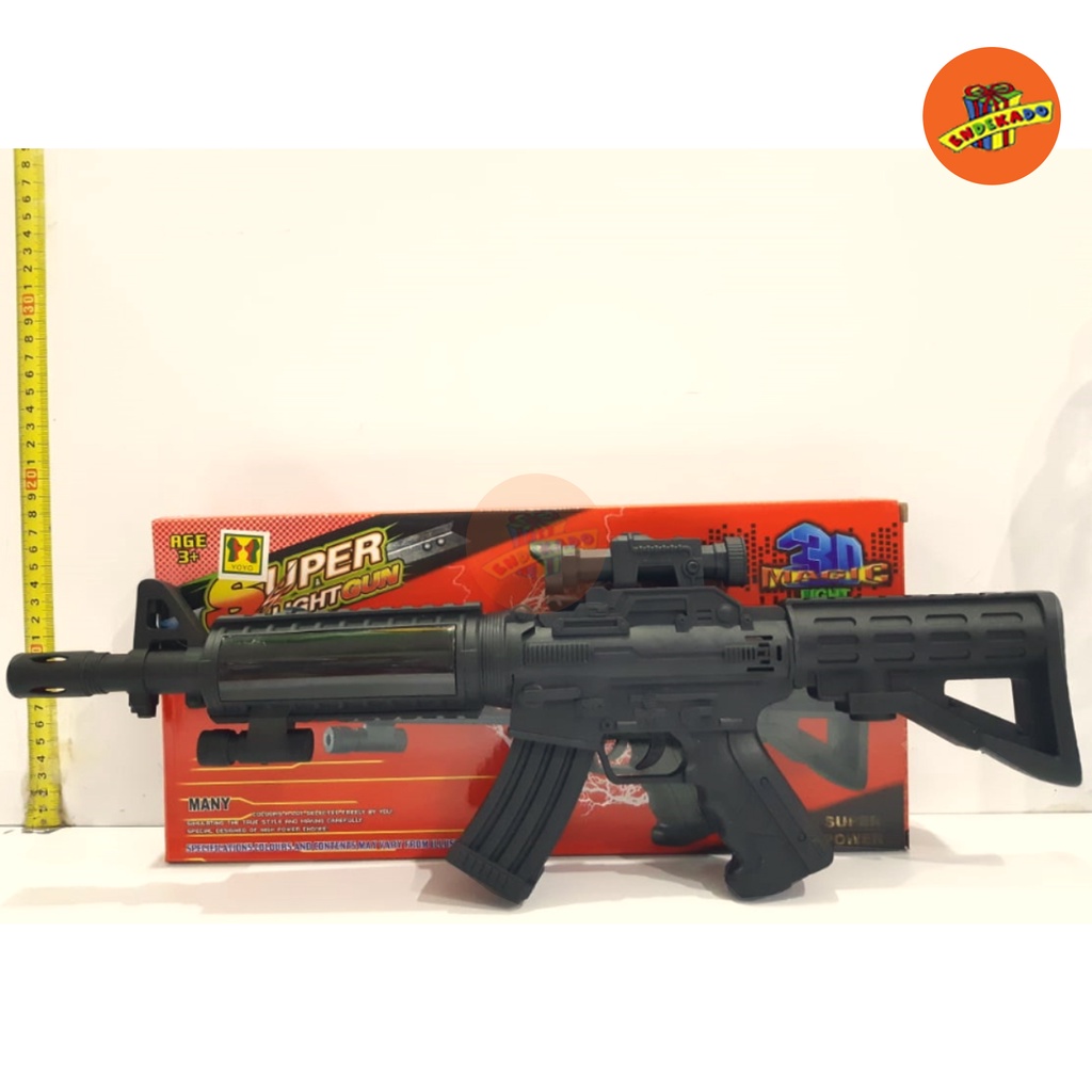 VIBRATE GUN SET 1050 - Mainan Tembak Polisi Set