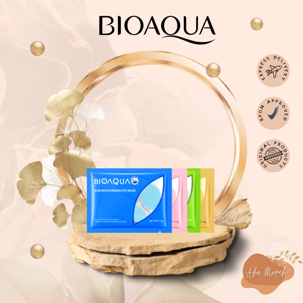 ✨ AKU MURAH ✨BIOAQUA Moisturizing Eye Mask Series 7.5g