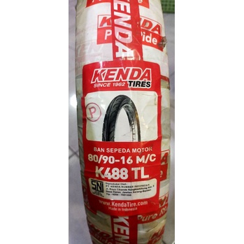 KENDA BAN LUAR 70 80 / 90 RING 16 TT TUBETYPE TUBELESS NUVO SKYWAVE