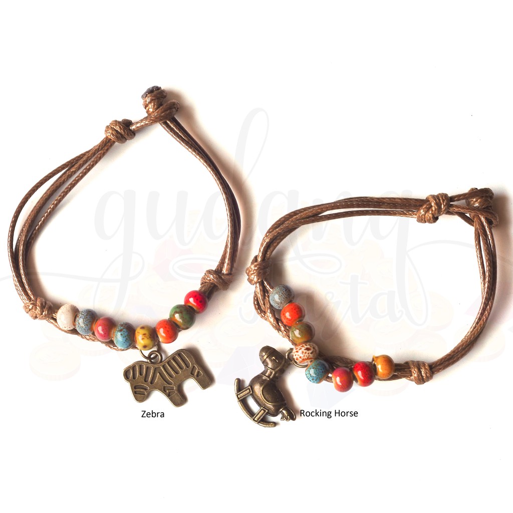 Gelang Rocking Horse Zebra Vintage GH 205157