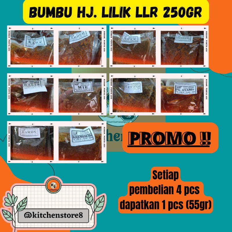 

Bumbu Masak instan LLR 250 gram