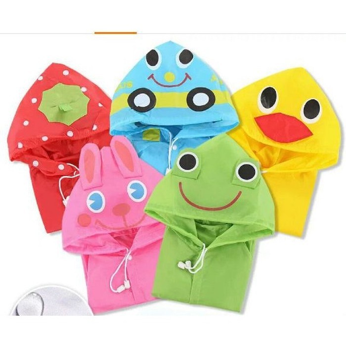 Jas Hujan Anak Karater - Funny Raincoat - Jas Hujan Anak Lucu