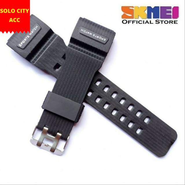 TALI JAM SKMEI 1358 RUBBER STRAP SKMEI 1358 HITAM