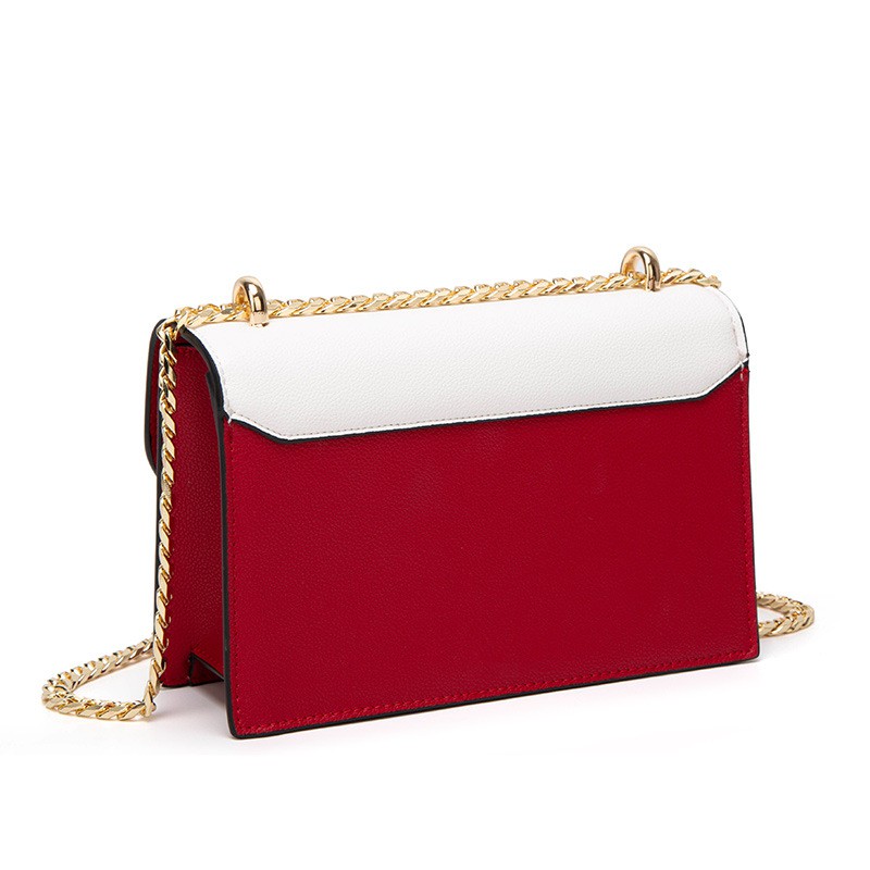 Tas Crossbody Tas Selempang Tali Rantai Warna Emas Logo Lebah Kecil SWJ21
