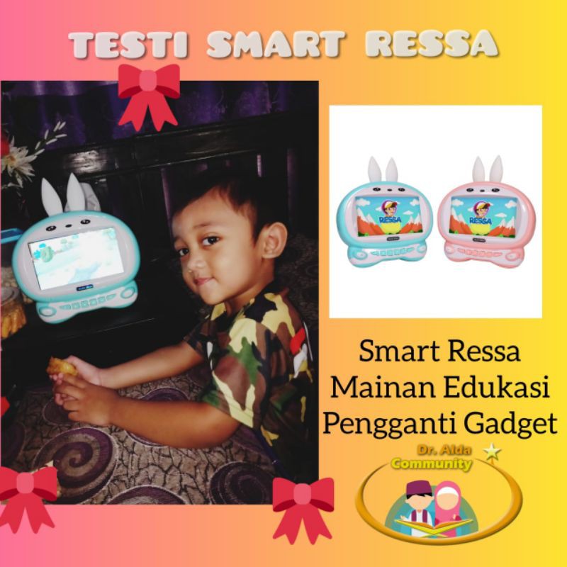 Smart Ressa Resa Mainan Edukasi Elektronik Anak Bayi Alqolam Murah Termurah smartressa smartressapromo smartressatira smartressamurah smartressadiskon  smartressaalqolam smartressaarisan smartressaabekasi smartressaaceh smartressaapalembang