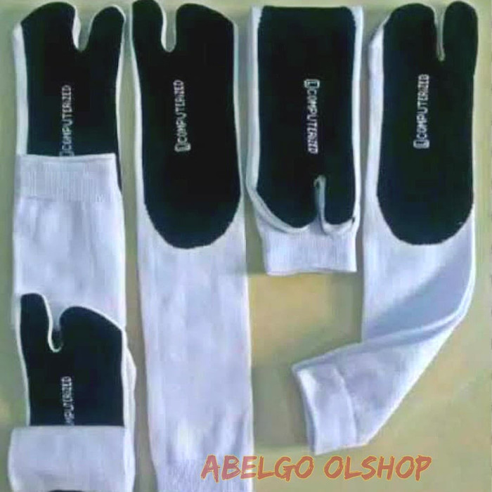 Kaos kaki jempol wanita nylon/kaos kaki putih tlapak hitam/kaos kaki jempol
