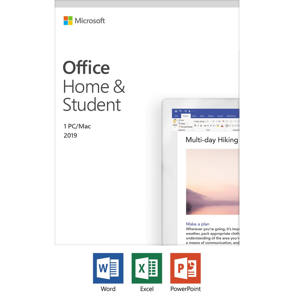 MICROSOFT OFFICE HOME AND STUDENT 2019 ORIGINAL - OHS 2019