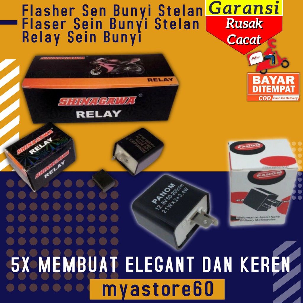 Flasher Sen Bunyi Stelan Flaser Sein Bunyi Stelan Relay Sein Bunyi Variasi Aksesoris Motor