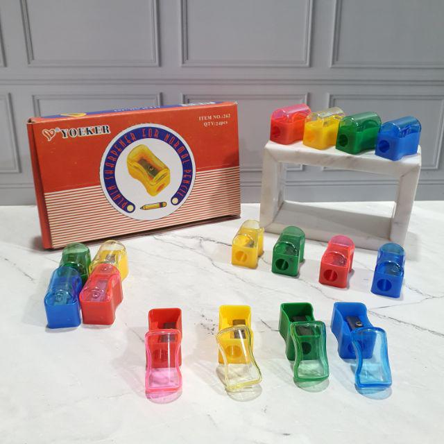 Serutan murah (1box=24pc)/serutan lucu/serutan fancy/rautan murah/sharperner/serutan warna-ROTI