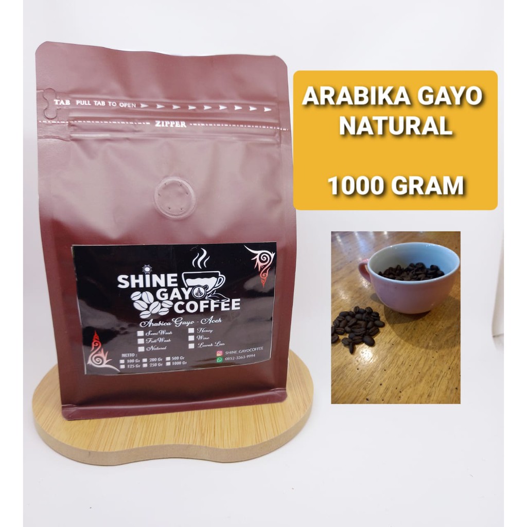 

KOPI GAYO ACEH ARABIKA NATURAL 1 KG