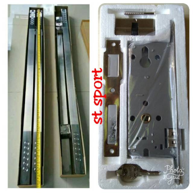 Handle pintu rumah set kunci panjang 120 cm