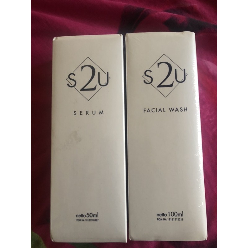 facial wash & serum S2U