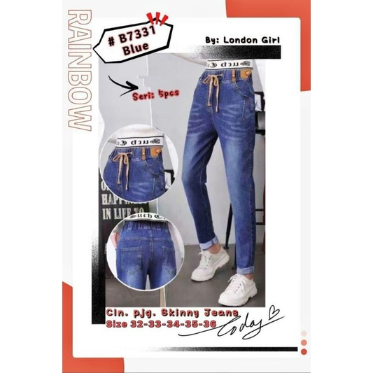 CELANA JEANS IMPORT MERK LONDON GIRL