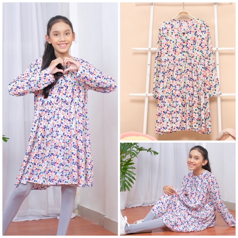 Tunik Anak 8-12th Tunik Remaja Blus Anak Rayon Kemaja Anak Rayon