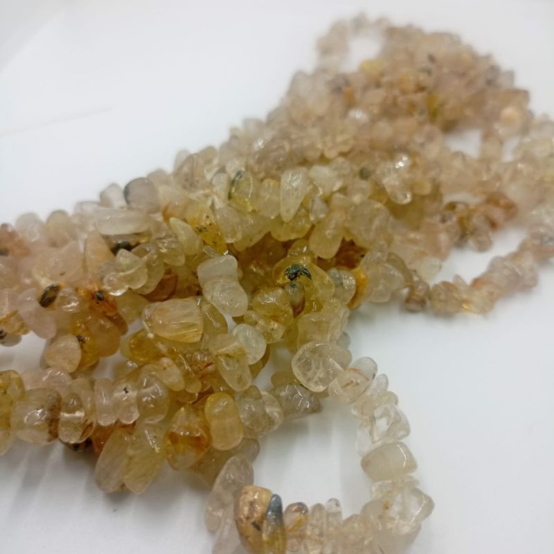 Manik Kerikil Batu Citrine