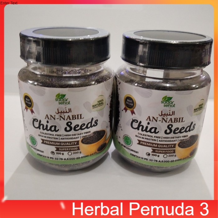 

Chia seed 100gr berizin edar resmi