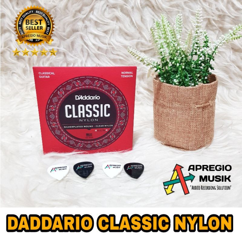 Senar gitar nylon Daddario Classic Nylon original