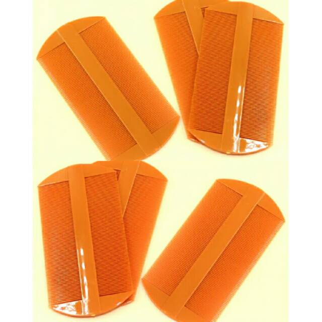 SISIR SERIT PLASTIK/ SISIR KUTU ORANGE/ SERIT KUTU BAHAN PLASTIK