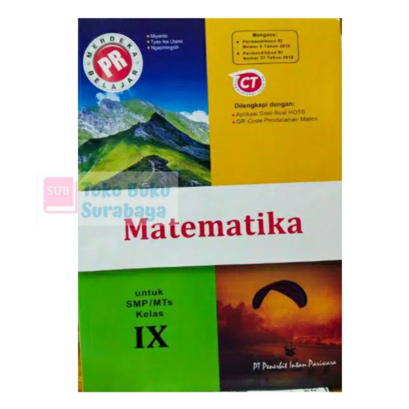 Jual Pr Matematika Kelas 9 Penerbit Intan Pariwara Indonesiashopee Indonesia