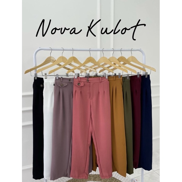 KULOT CRINKLE NOVA KULOT BASIC KANCING SLETING KULOT SLETING