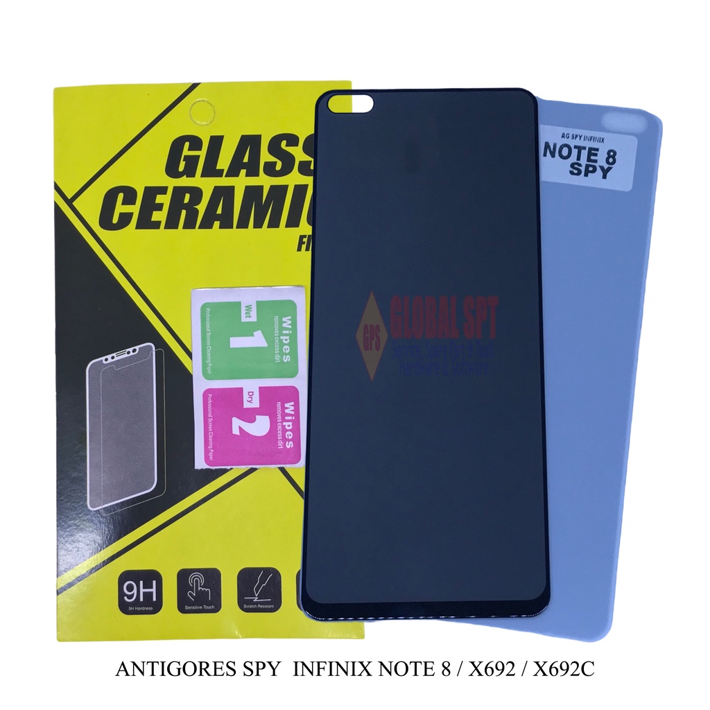 SPY INFINIX NOTE 8 / ANTIGORES / TEMPERED GLASS INFINIX X692 / X692C