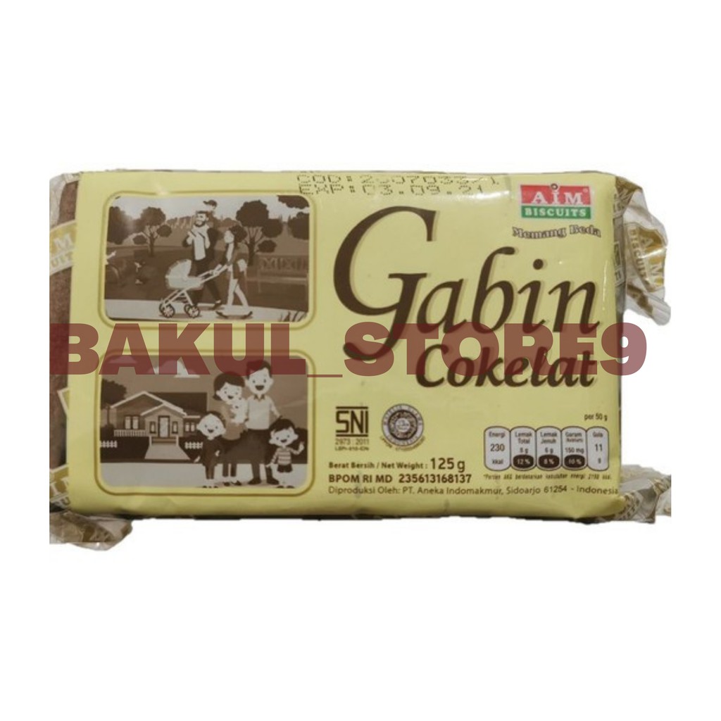 Gabin Cokelat Aim 125 Gr