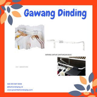 GANTUNGAN BAJU  DINDING  RAK  BAJU  ABDD011CRD bh Shopee 