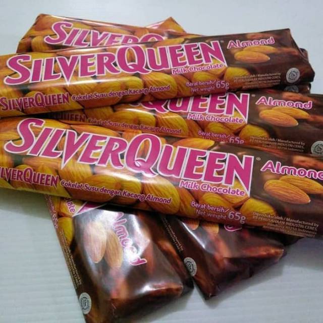 

Cokelat SilverQueen Cashew Almond 65 gr murah, enak, exp lama februari 2021