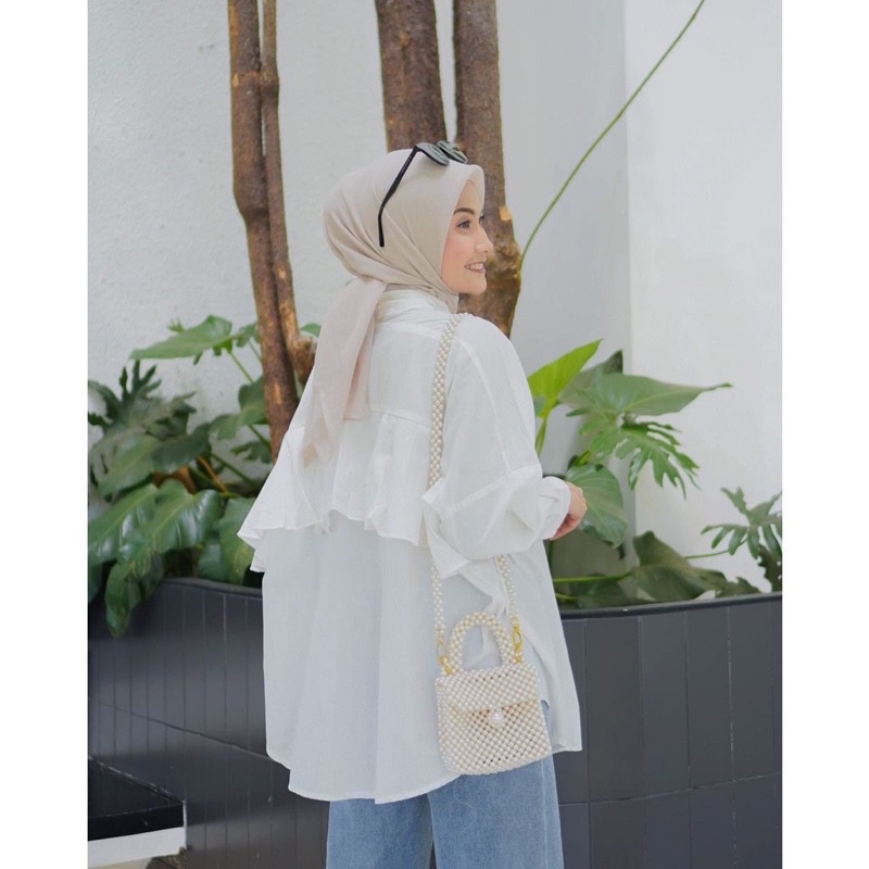 ZENIRA BLOUSE AIRFLOW // BLOUSE BELAKANG REMPEL