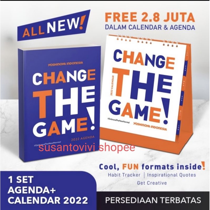 Kalender dan Agenda 2022 Yoshinoya