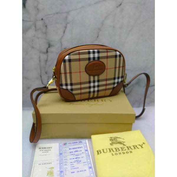 NEW ITEM burberry selempang / sling bag free box