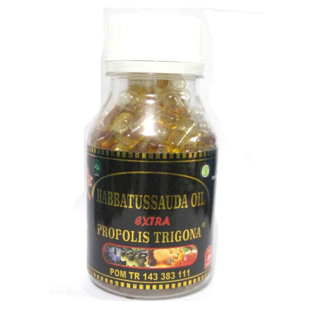 Habbatusauda Oil Extra Propolis Trigona Izin Edar BPOM Jinten Hitam isi 200 Kapsul