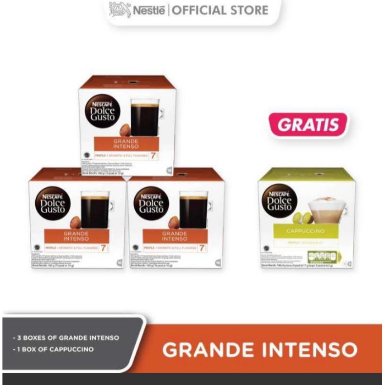

Nescafe dolce gusto 1 box isi 16 buy 3 get 1