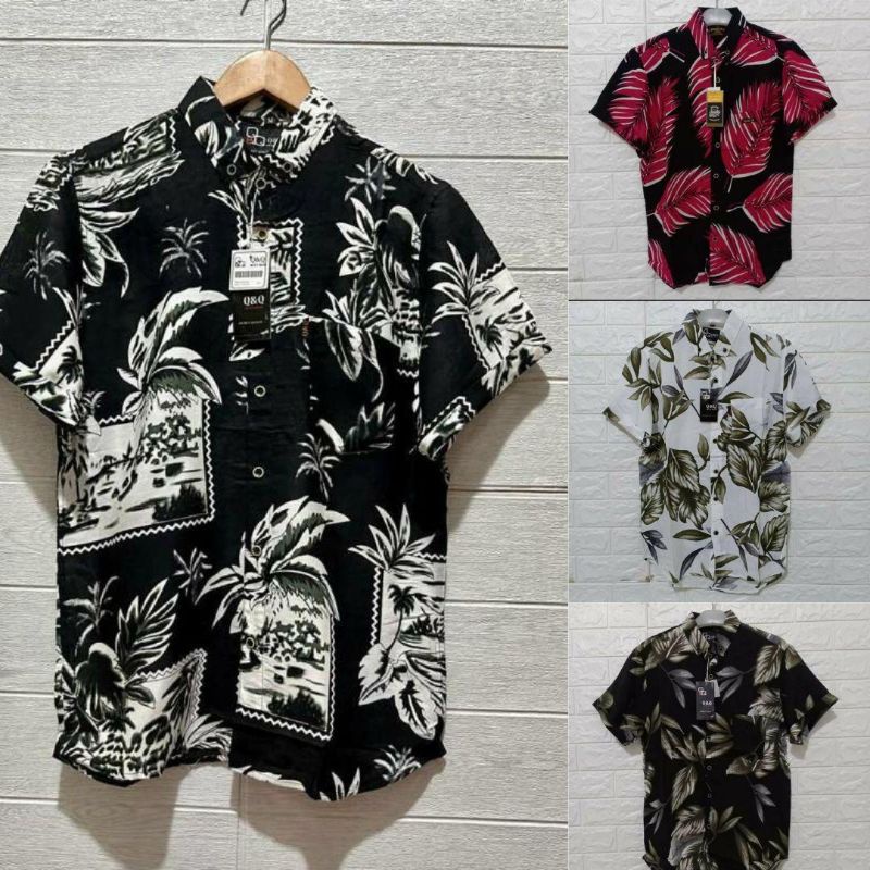 Kemeja Pria Bermotif / Kemeja Rayon